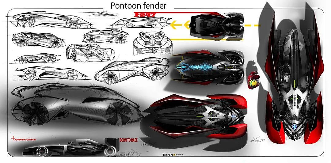 “灵感与激情的碰撞” 保时捷设计师Gary Guo设计作品合集（海耀设计分享） - 62