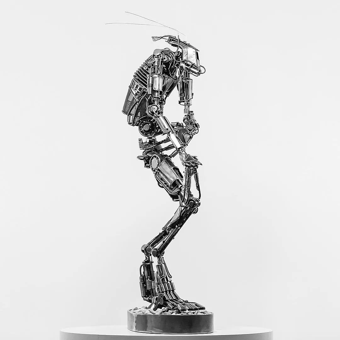 Denis Kulikov 和他的炫酷机甲风动物雕塑 - 48