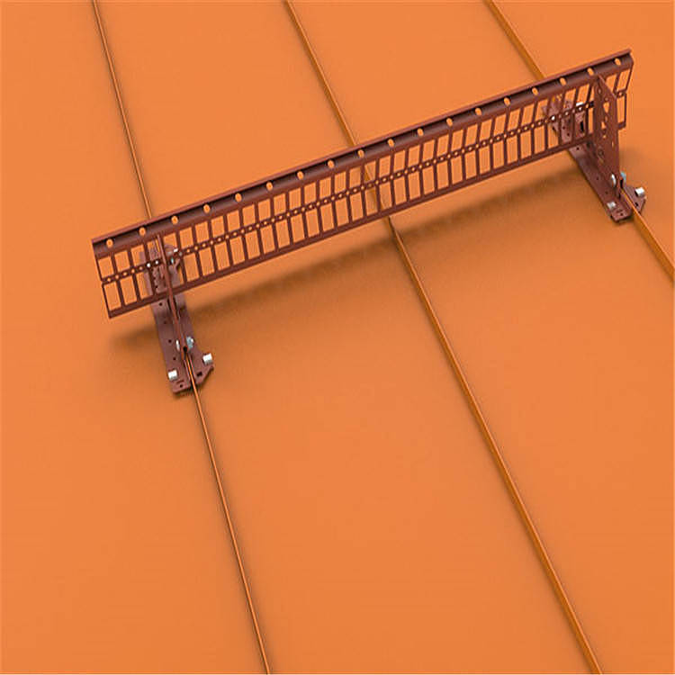 铝镁锰金属板屋面挡雪栅栏 - 1