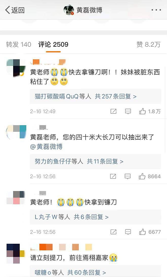 张子枫绯闻曝光后 黄磊评论区遭喊话：救救妹妹 - 5