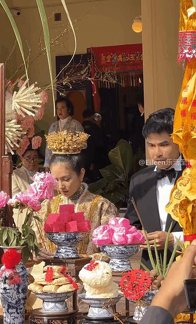 高嫁富四代？泰国公主贺新婚的华裔豪门夫妇什么背景 - 46