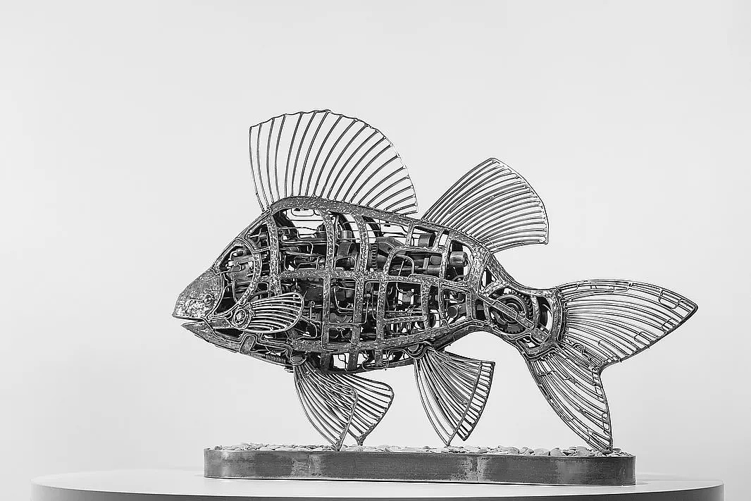 Denis Kulikov 和他的炫酷机甲风动物雕塑 - 34