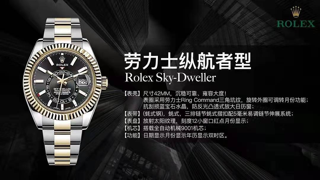 小墨说表:劳力士Rolex Sky-Dweller 天行者！ - 4