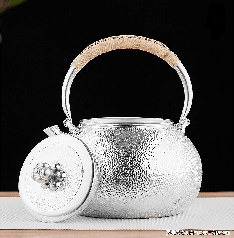 一张打日本银壶赏析 纯银999云南正品家用煮茶壶泡茶器茶具 - 4