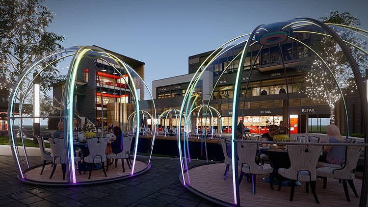 360度全透明星空主题餐厅这样的视野效果 - 3