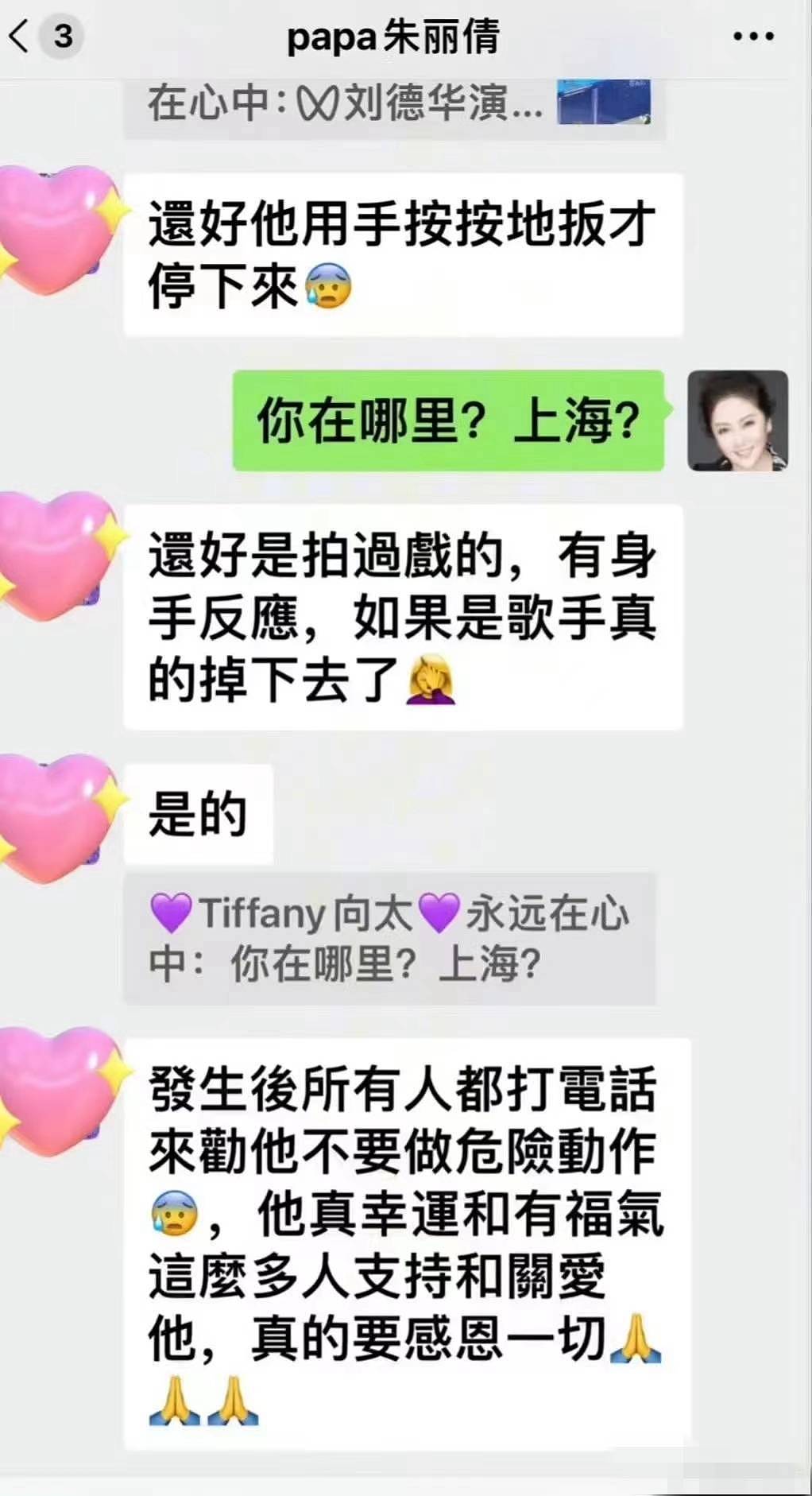 妻女坐包厢看刘德华演唱会，如厕有保镖陪，刘向蕙大声向爸爸表白 - 16