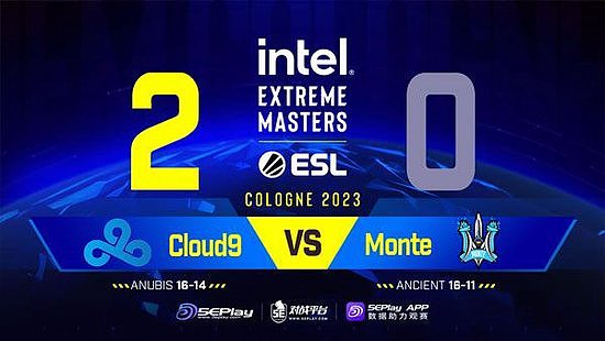 IEM科隆：把握关键机会！Cloud9 2-0 Monte - 1