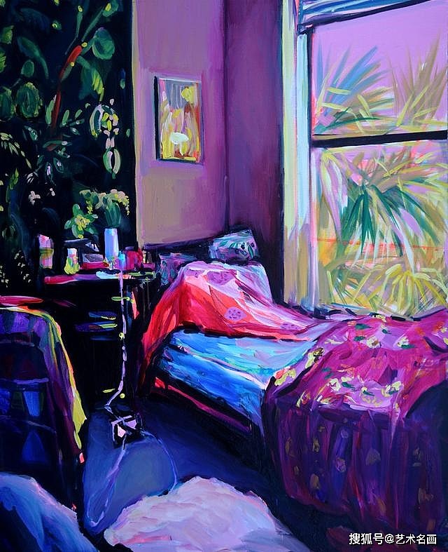 俄罗斯女画家 Ekaterina Popova大胆使用色彩绘画作品（油画） - 5