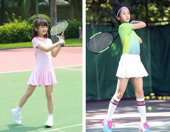 网传田亮女儿森碟已走上网球职业选手道路，曾师从休伊特 - 14