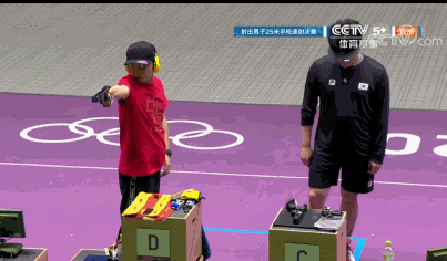 男子25米手枪速射李越宏摘铜牌 林俊敏获第六 - 4