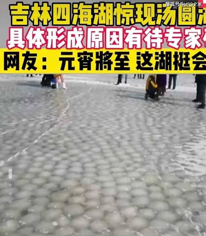 太罕见！吉林四海湖出现满湖“冰汤圆”，大如篮球数量多达数十万 - 10