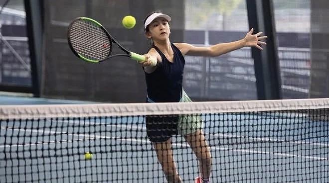 网传田亮女儿森碟已走上网球职业选手道路，曾师从休伊特 - 7
