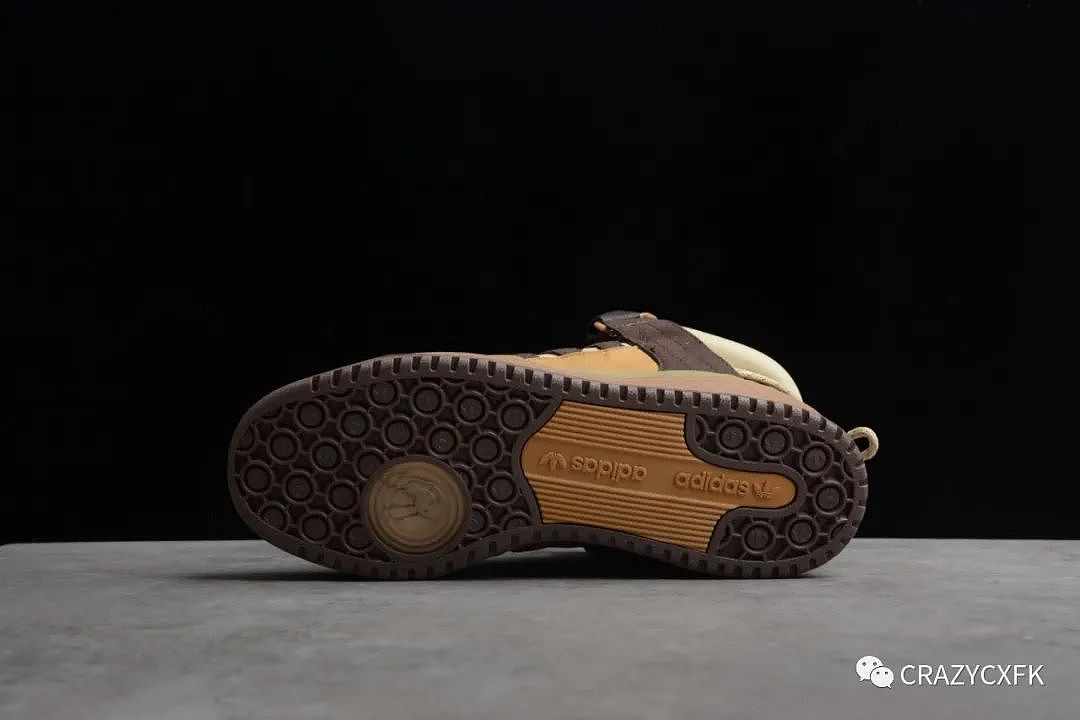 Bad Bunny x Adidas Forum Buckle The First Cafe 小麦棕运动鞋 - 4