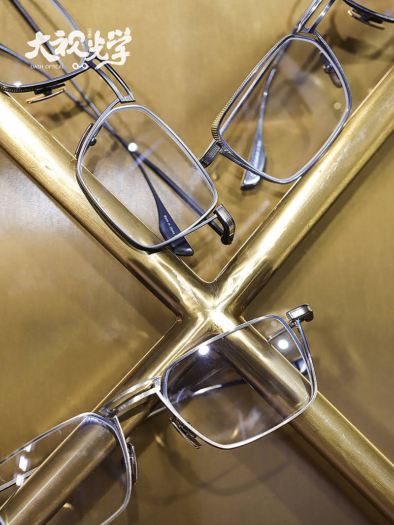 美国DITA眼镜日本手造钛金属方形眼镜框 - 1