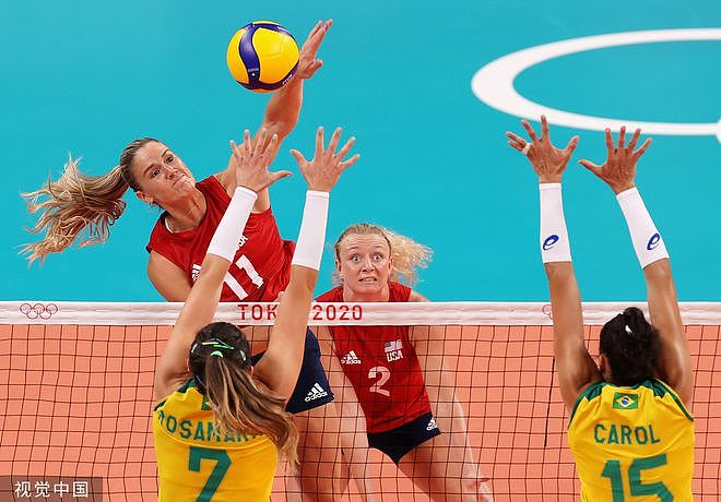 美国女排3-0巴西首夺冠军 美国队39金锁定奖牌榜第一 - 4