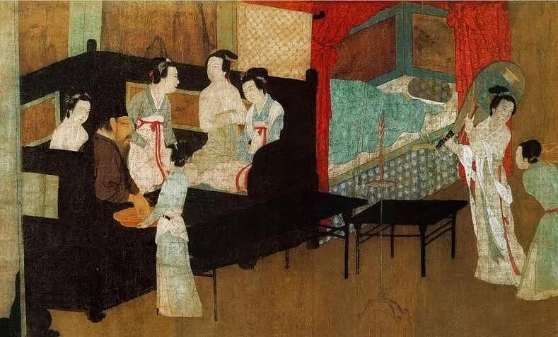 【罗汉床】从古画中看，一张床的“罗汉”史 - 11