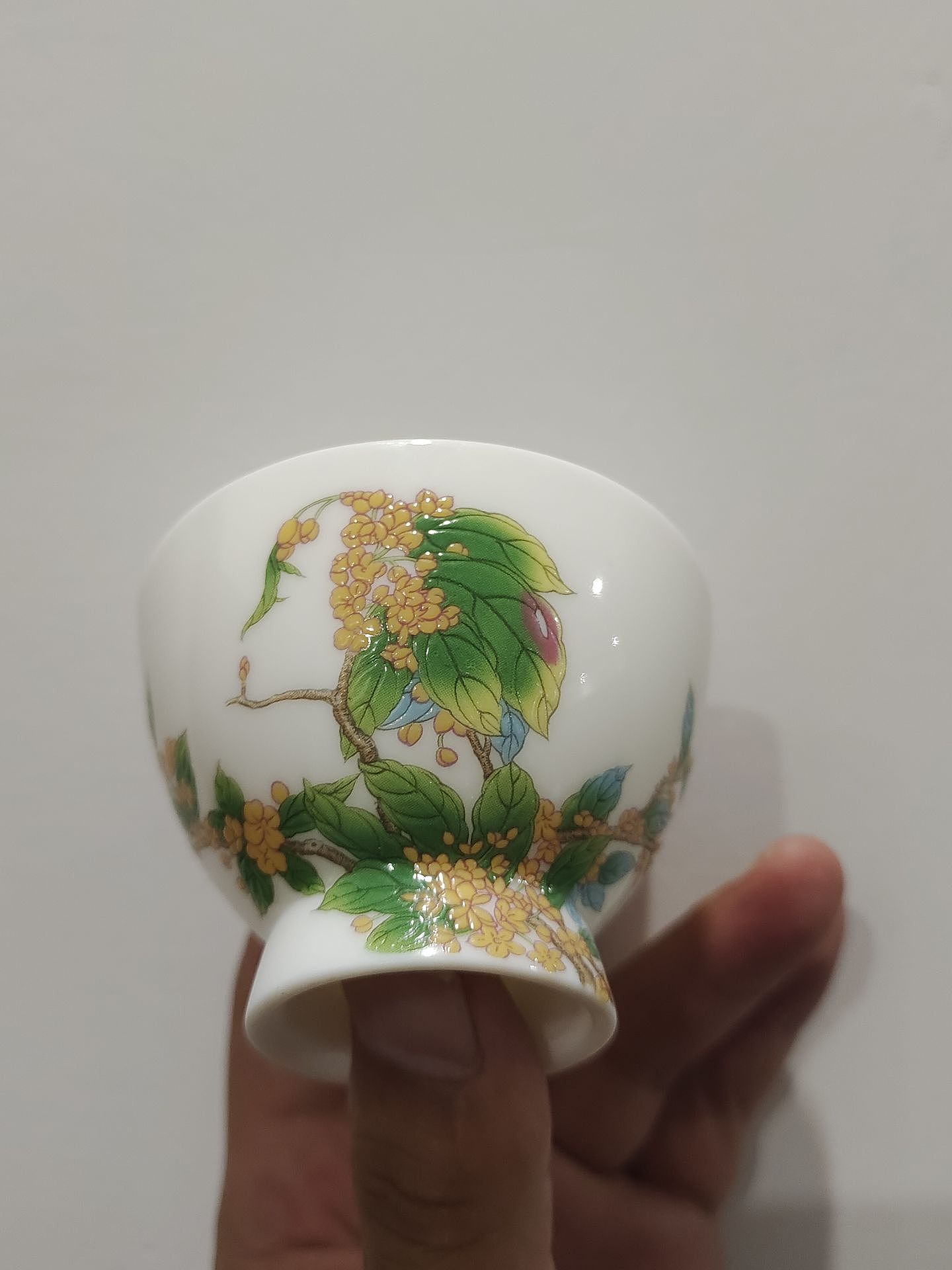 印象新十二花神陶瓷杯：富有花神‘绿珠’之美的桂花茶杯 - 4