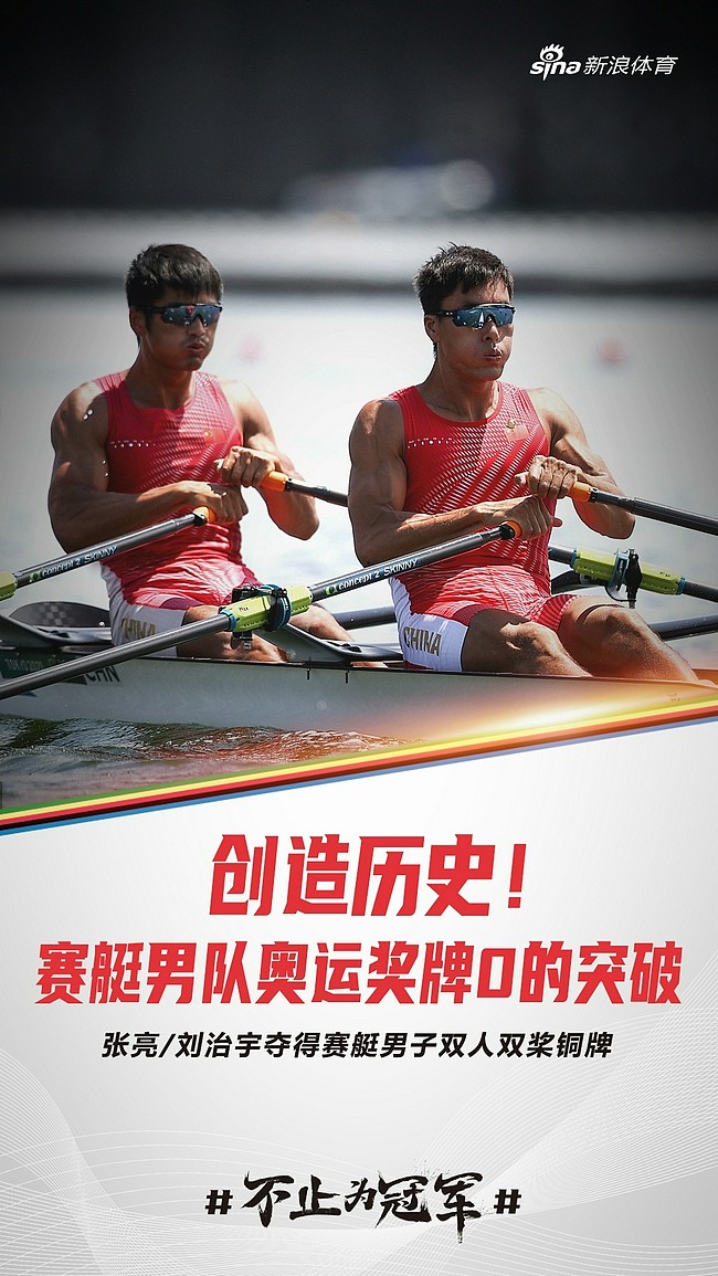 张亮/刘治宇摘铜 中国男子赛艇获奥运首枚奖牌 - 2
