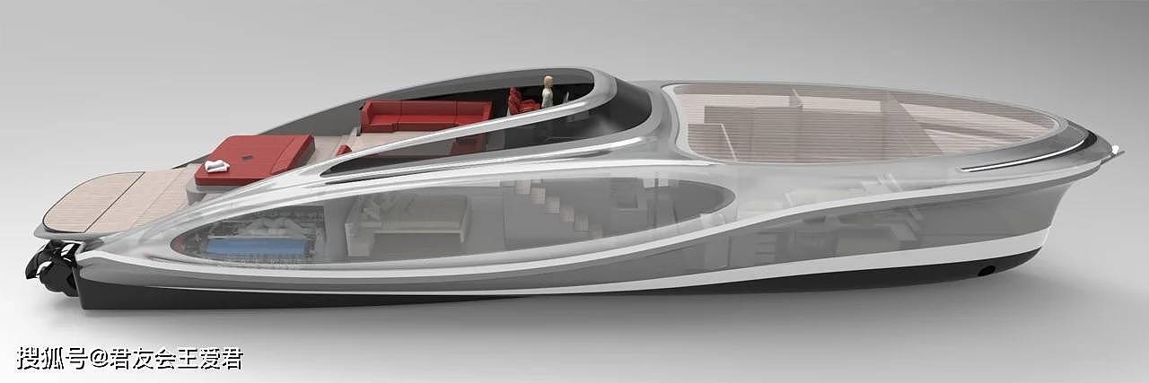 专才资源第14期-产品设计-24米长的超级透明游艇 - 5