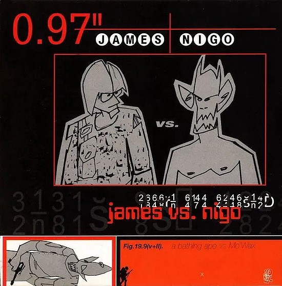 NIGO® 97 年两张 CD 的封面 | Via Discogs