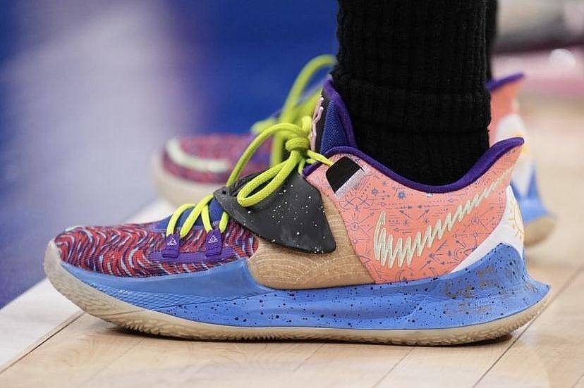 NBA球员上脚：欧文穿支线球鞋，KD6乳腺癌配色很经典 - 2