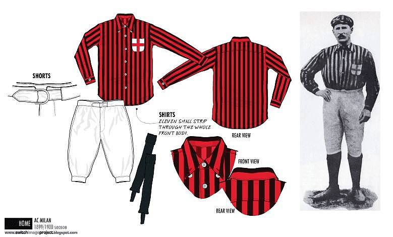 一件衣服穿一百年是种什么体验？AC米兰与永恒的红黑间条衫 - 2