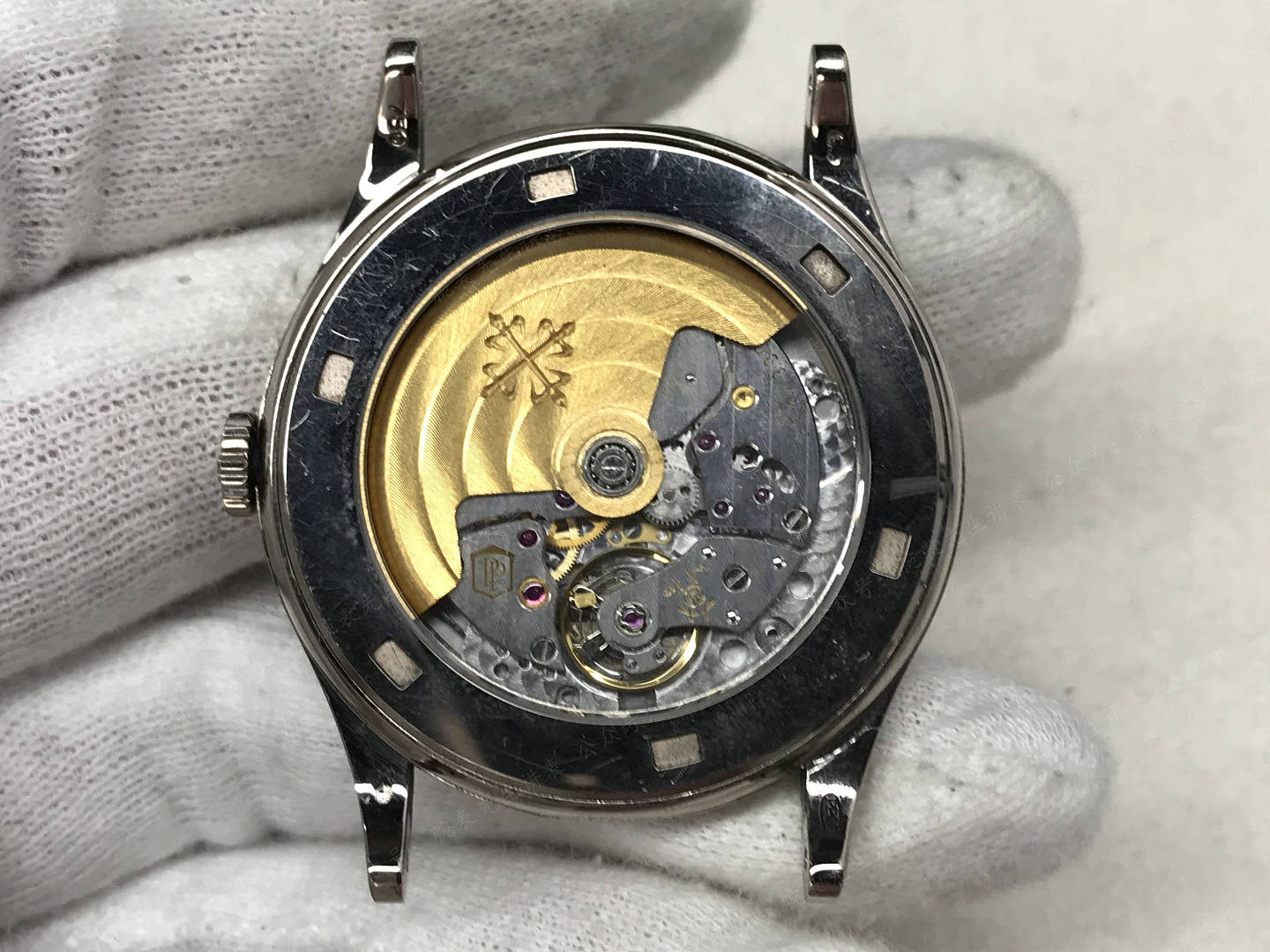 如何用正品配件组装一款古典正装表？百达翡丽5296G白金腕表 - 15