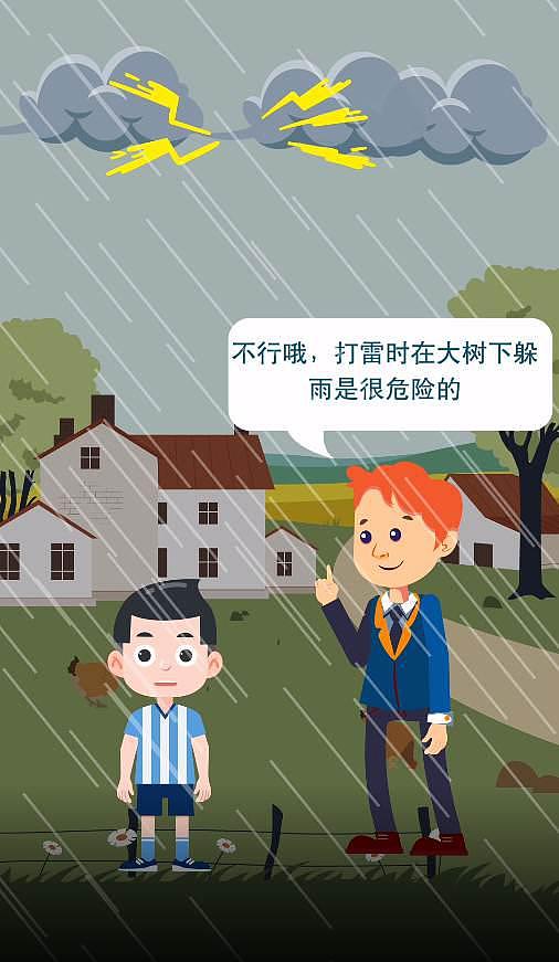 防灾减灾宣传周丨【动画】儿童安全需警惕！一定要告诉孩子这些雷雨天出行知识 - 2