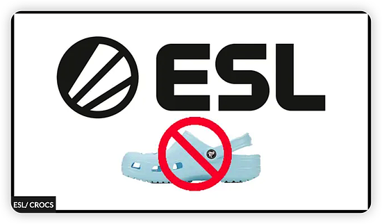 ESL新规定：禁止选手比赛穿洞洞鞋 - 1