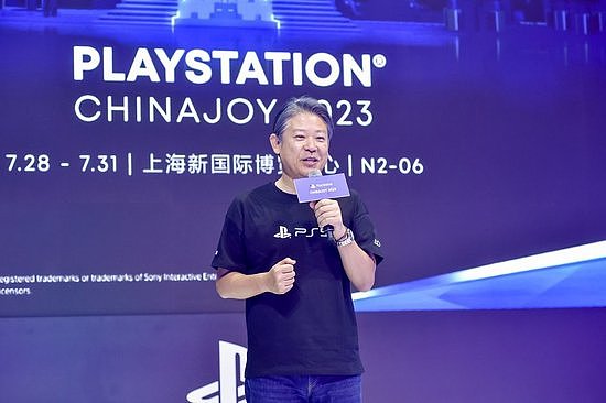 索尼互动娱乐（上海）有限公司董事长兼总裁江口达雄现场讲话