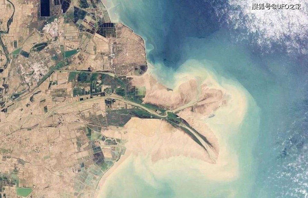 为何含沙量最大的黄河没填平渤海？其实它的填海面积，远超渤海 - 11