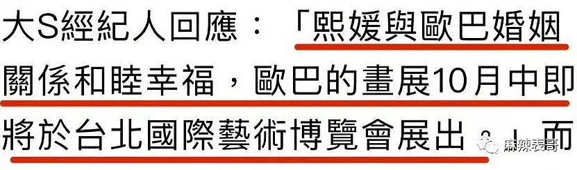 汪小菲又频出与大 S 的闹剧 最后还是张兰获了利 - 39