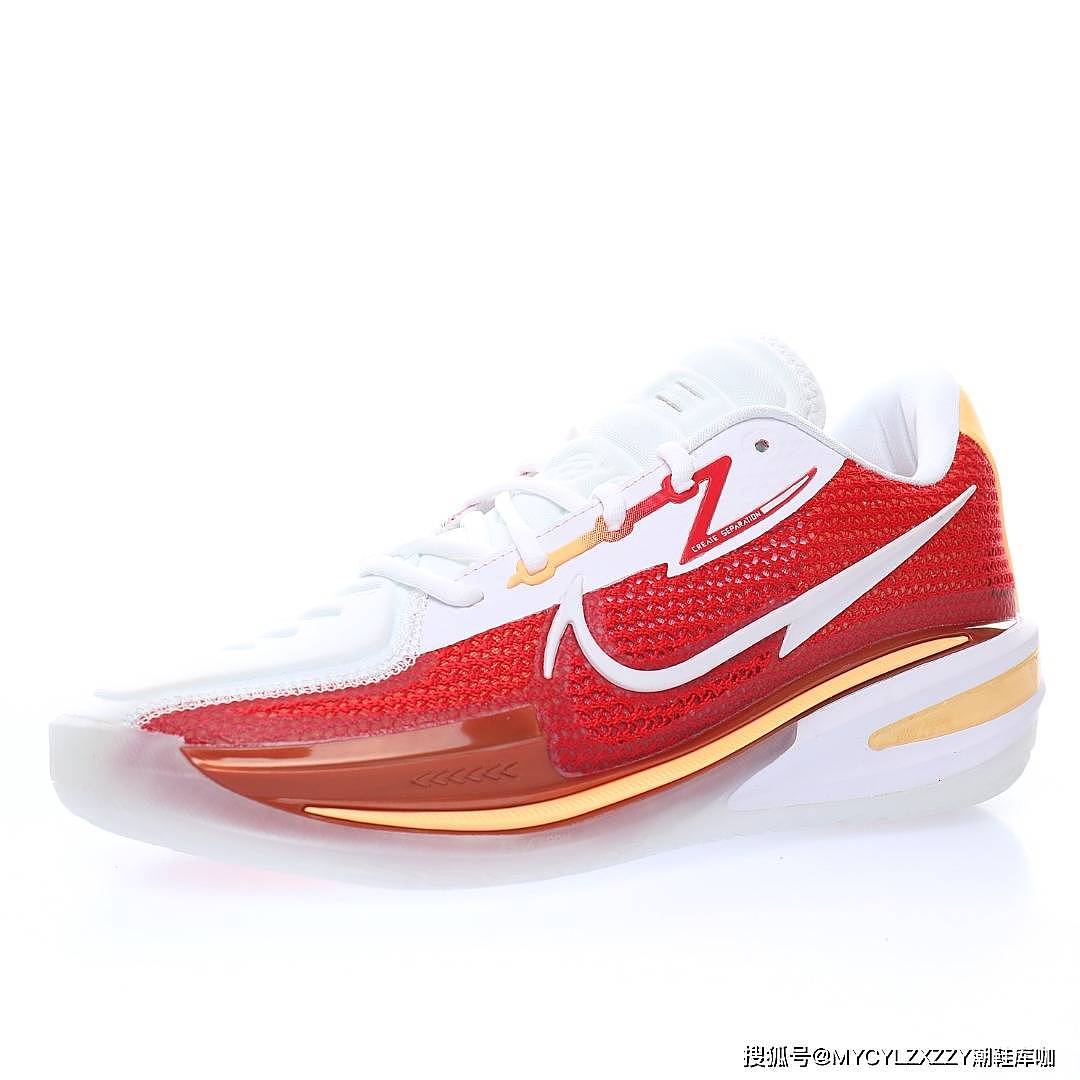 耐克Nike Air Zoom GT Cut EP Red/White/Gold超跑级低帮运动篮球鞋CZ0176-100 - 3