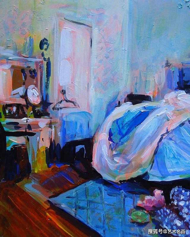 俄罗斯女画家 Ekaterina Popova大胆使用色彩绘画作品（油画） - 12