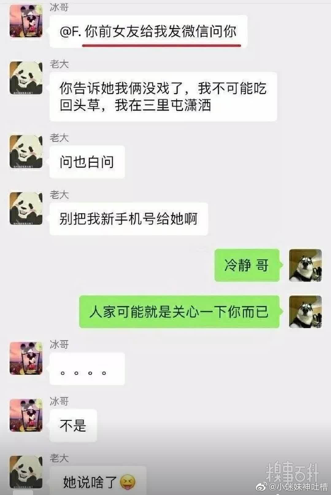 来自前女友的问候……