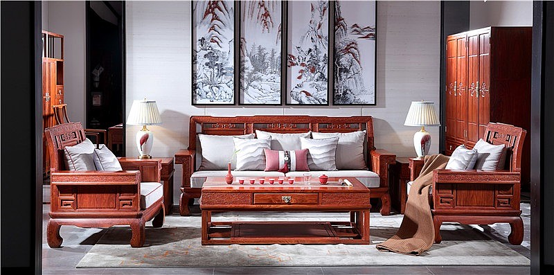 国庆红木大折扣-精品红木家具。沙发，书柜，办供桌等全套家具 - 9