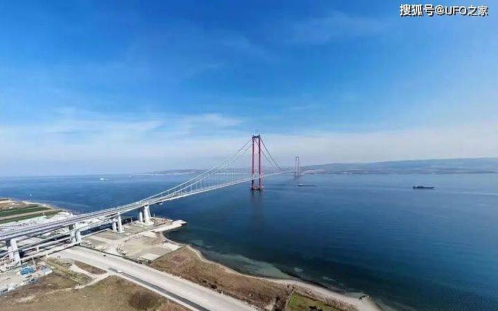 土耳其建成“跨洲大桥”，主跨世界第一，我国江苏有座更大的在建 - 5