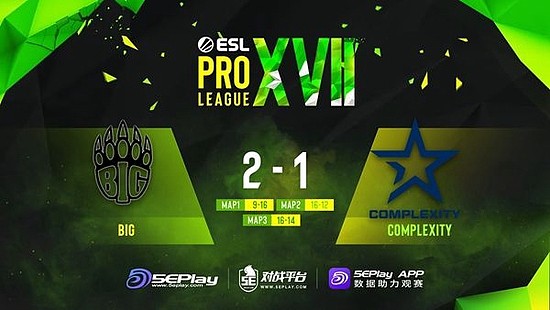 EPL S17 B组：略胜一筹！BIG 2-1 COL - 1