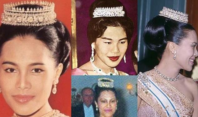 诗丽吉一次戴俩王冠，儿媳只能戴假花，都不如不丹公主戴发箍惊艳 - 13