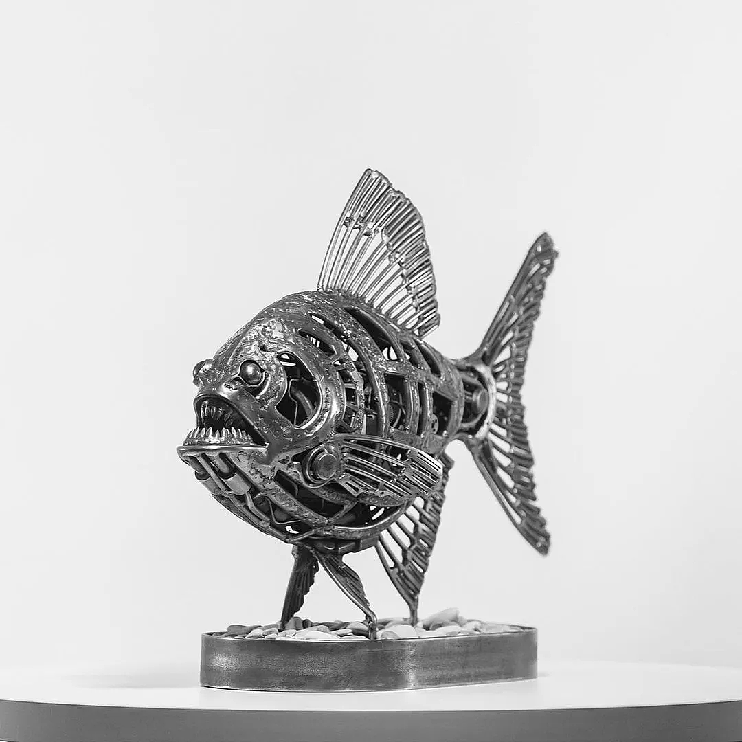 Denis Kulikov 和他的炫酷机甲风动物雕塑 - 29
