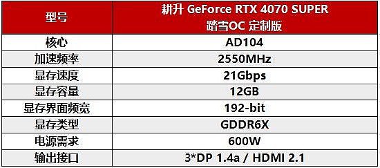 耕升 GeForce RTX 4070 SUPER 踏雪OC 定制版评测！DLSS 3完美体验2K《黑神话：悟空》！ - 3