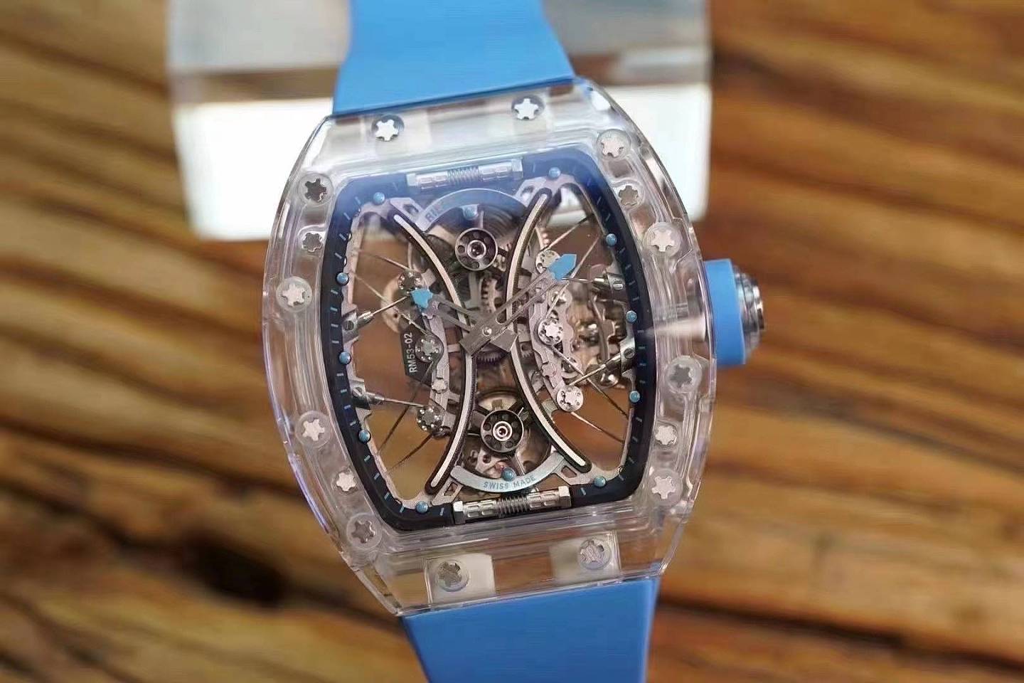 朗哲钟艺：理查德RM53-02蓝水晶腕表，价值千万的马球限量款 - 7