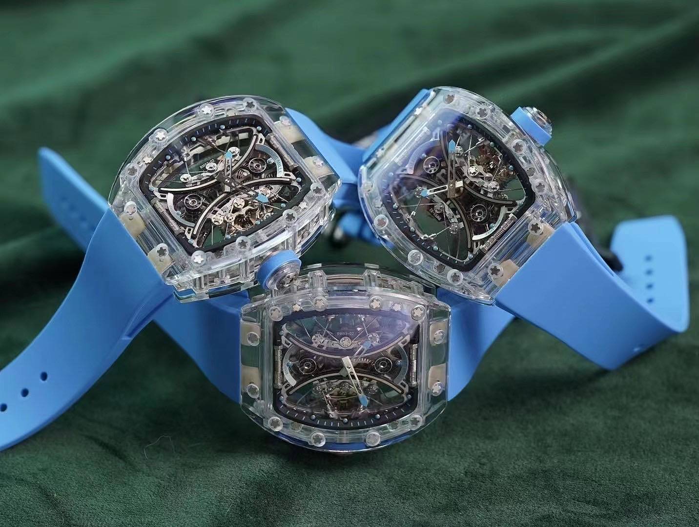 朗哲钟艺：理查德RM53-02蓝水晶腕表，价值千万的马球限量款 - 13