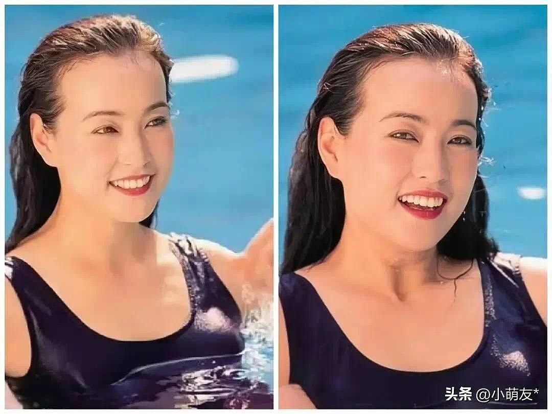 90年代内地女星泳装照，一个比一个的时尚，一个比一个的大胆 - 22