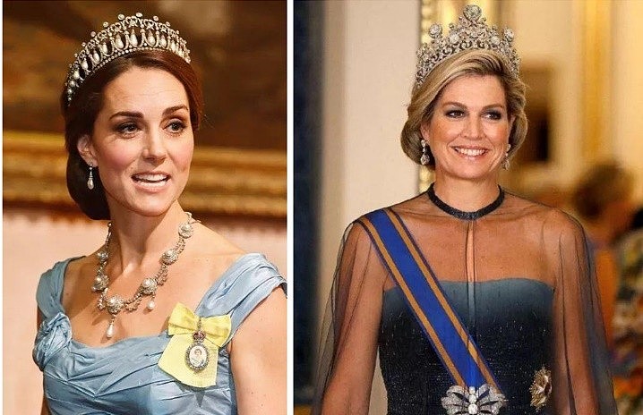50岁荷兰王后有钱任性：珠宝王冠不重样的戴，奢华程度不输英女王 - 22