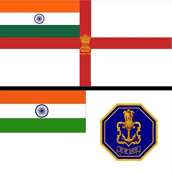 印度首艘国产航母服役更换海军旗，这个动作气坏西方 - 4