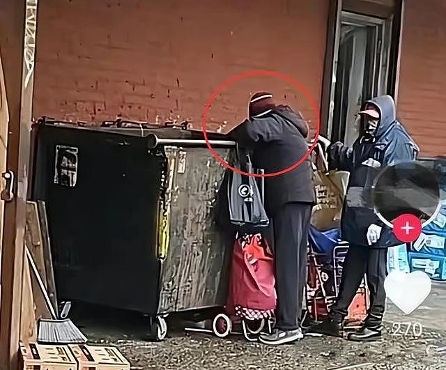 孙海英夫妇捡垃圾再被偶遇，仔细翻找垃圾桶，一年收入超 60 万美元 - 2