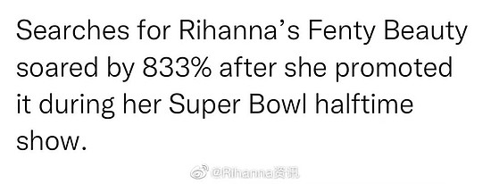 图源来自：新浪微博@Rihanna资讯