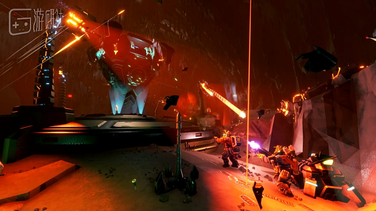 《深岩银河》的游戏场景基本都是洞穴