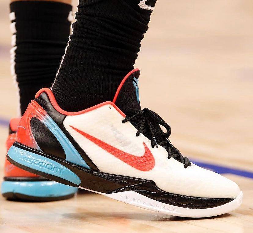 NBA球员上脚：欧文穿支线球鞋，KD6乳腺癌配色很经典 - 8